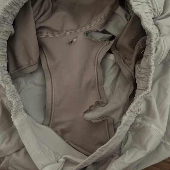 White Lululemon Hotty Hot Shorts - Picture 4 of 5